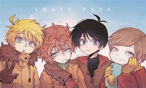 Halloween South Park Anime Style South Park South Park