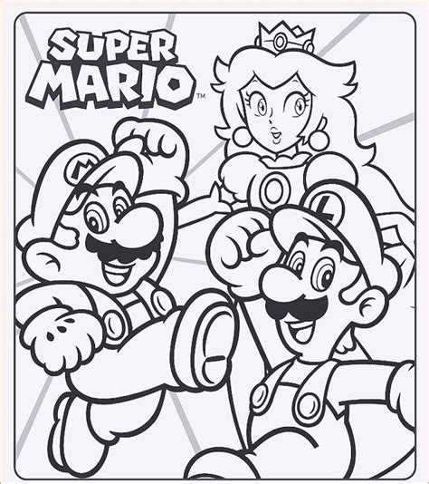 Super Mario Bilder Zum Ausmalen
