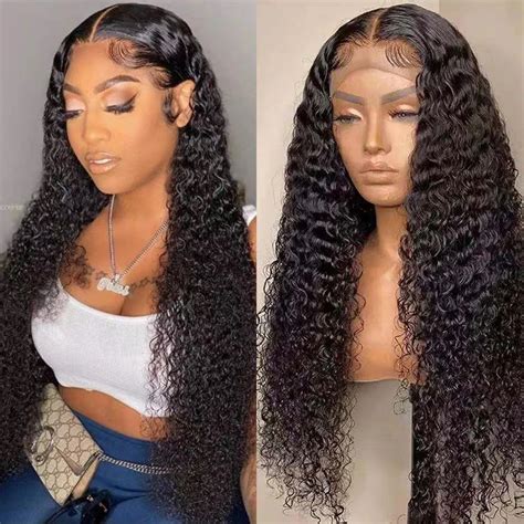 Frontal Wig Hair Wigs Satai Lace Wigs 13x4 Curly Lace Frontal Wig 250 Density 4x4