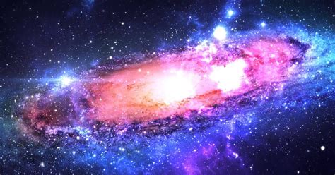 High Resolution Aesthetic Purple Galaxy Background
