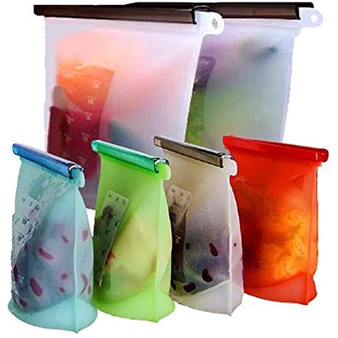 Reusable Silicone Food Storage Bags Airtight Seal Preservation Bags