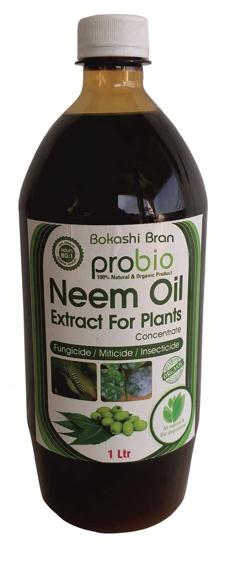 Organic Neem Oil Effective Plant Systemic Pesticide Pioneer Agro