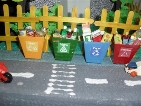 Maquete Reciclagem De Lixo