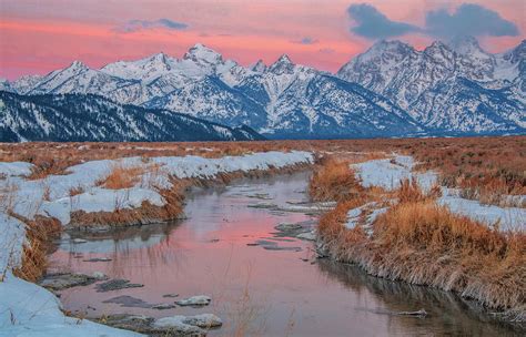 Grand Tetons Winter Sunrise Photograph By Marcy Wielfaert Fine Art