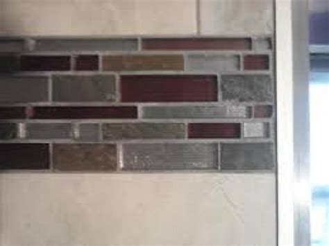 Urbano Blend Interlocking Mesh Mounted Glass And Stone Blend Mosaic Tiles For Wall
