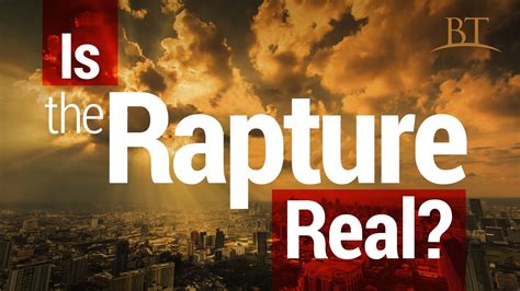 Is The Rapture Real United Church Of God