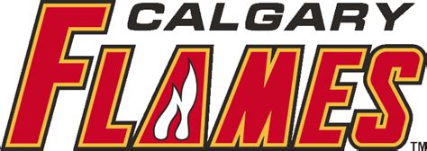The flames compete in the national hockey league (nhl) as a member of the north division. Calgary Flames Wordmark Logo - National Hockey League (NHL ...