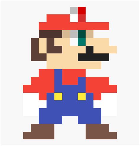 Mario Bros Luigi Pixel Hd Png Download Kindpng