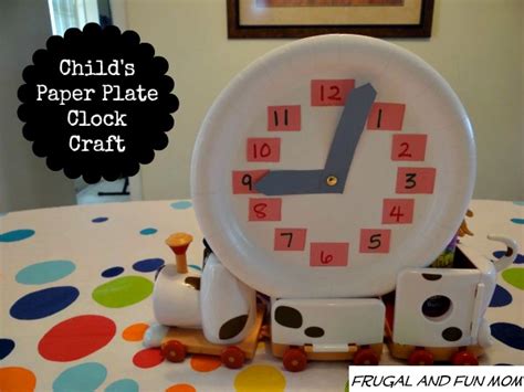 Diy Childs Paper Plate Clock An Easy Craft That Teaches Time Fun