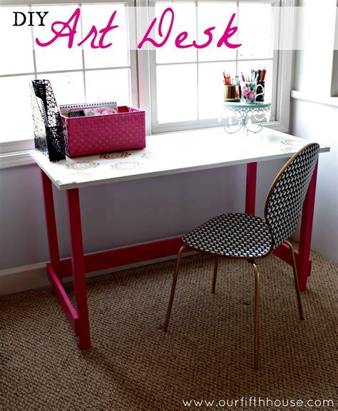 Crafting For Charity With Diy Art Desk Our Fifth House