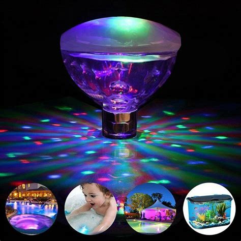 Underwater Led Disco Light Pool Light Floating Glow Show Swimming Pool Hot Tub Spa Lamp