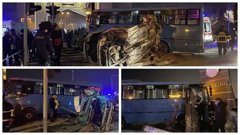 Niğde de halk otobüsü kaza yaptı 16 yaralı