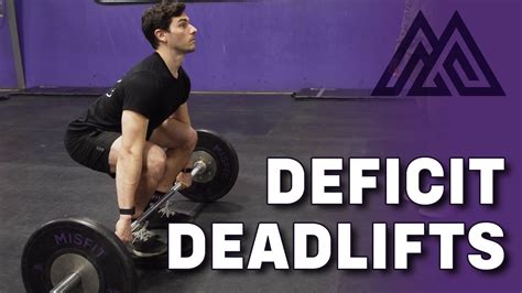 How To Perform A Deficit Deadlift Youtube