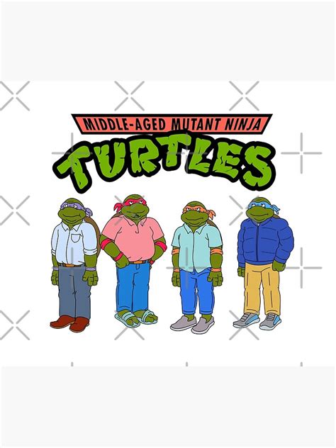 Middle Aged Mutant Ninja Turtles Tapestry For Sale By 90soe Redbubble