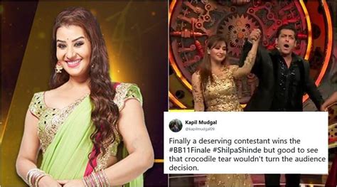 Shilpa Shindes The Winner Of Bigg Boss 11 Finale And Twitterati Are Overjoyed About The
