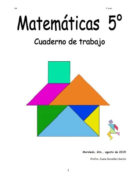 Examen del quinto grado para el. Guía Complementaria 5° grado | Matematicas, Cuadernos de ...