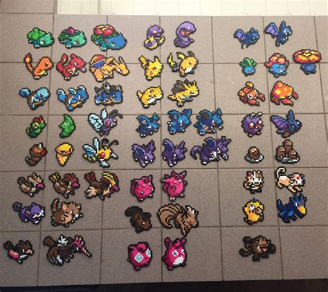 My Girlfriend And I Started Doing Perler Beads With The Original Pokemon This Is Our