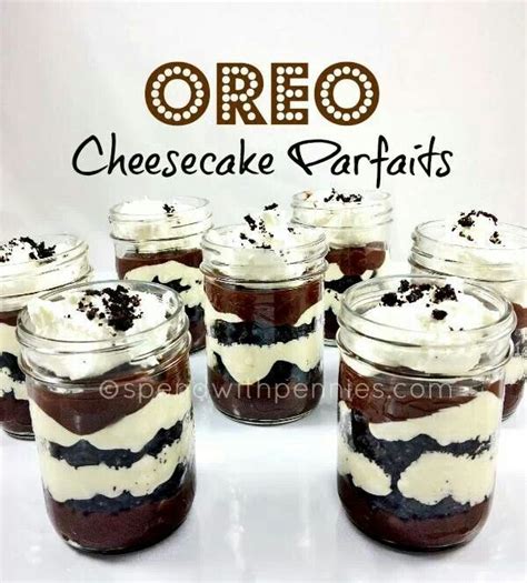 Drizzle the melted butter over top. Oreo cheesecake parfaits | Cheesecake parfaits, Desserts ...