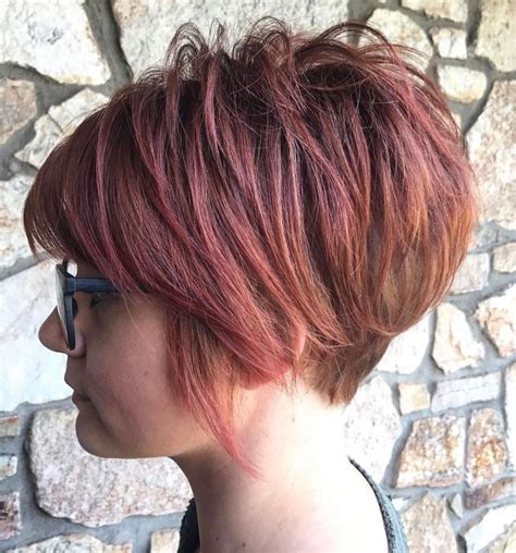 Maybe you would like to learn more about one of these? Piecey Rosewood Pixie | Short shag hairstyles, Shag ...