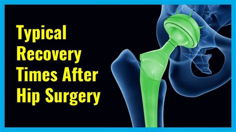 Surgical Hip Replacement Recovery Times In The Elderly Youtube