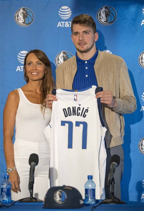 Luka Doncic Won Rookie Of The Year But His Mom Mirjam Poterbin Stole