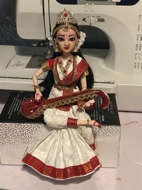 Indian Handmade Goddess Doll Indian Dolls Dress Barbie Doll Beautiful Barbie Dolls
