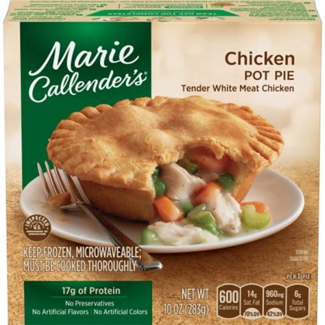 Vomiting dirreah nausea i ate marie calendars eggplant parm about 9 pm about 1:30 am … Kroger - Marie Callender's Chicken Pot Pie Frozen Meal, 10 oz