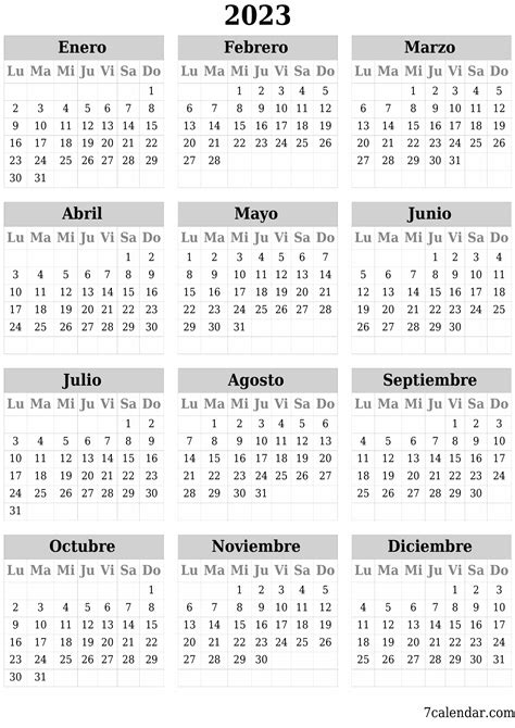 Calendarios Para Imprimir 2023 Pdf Reverasite