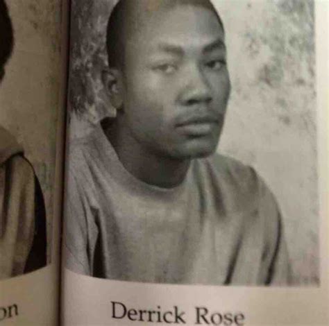 Derrick Rose High School Yearbook Chicagobulls