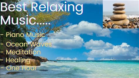 Beautiful Piano Music And Ocean Waves Sound Relaxation Meditation Deep Sleep Healing Spa