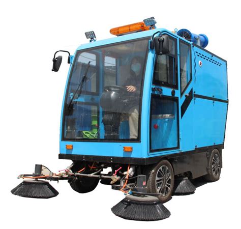 Yixun Fully Enclosed Electric Floor Sweeper Road Industrial Road