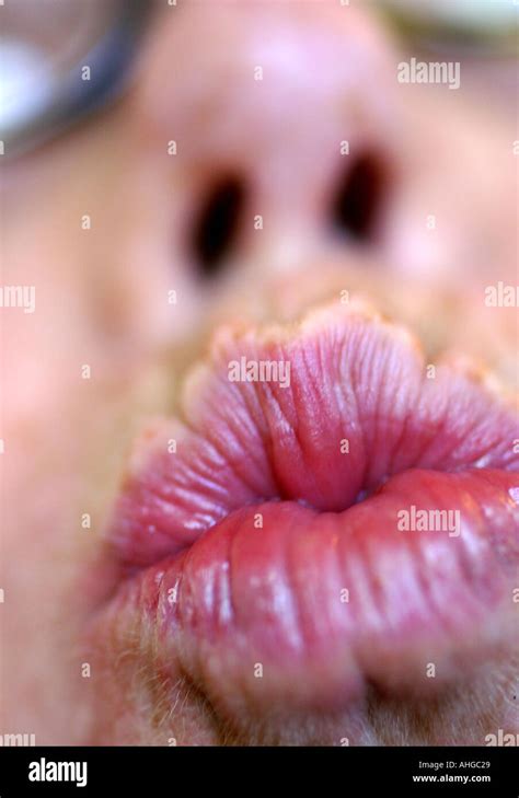 Lips Pursed Hi Res Stock Photography And Images Alamy