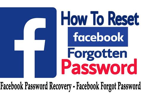 Facebook Password Recovery Facebook Password Change Facebook Forgot