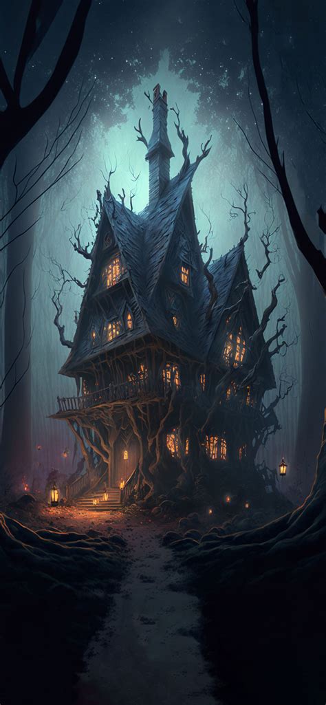 Witch House Forest Aesthetic Wallpaper Witch Wallpaper Phone