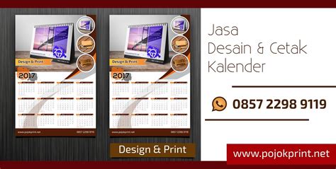 Jasa Desain And Cetak Kalender Percetakan Online Bandung Wa 0895