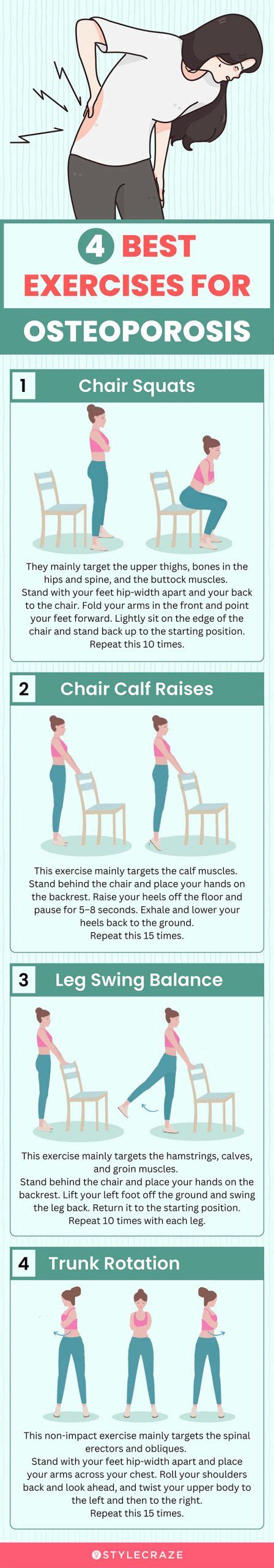 12 Safe Exercises For Osteoporosis With Steps And Pictures