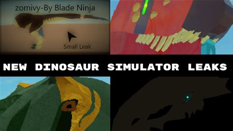 New Dinosaur Simulator Remodel And Skin Leaks Youtube