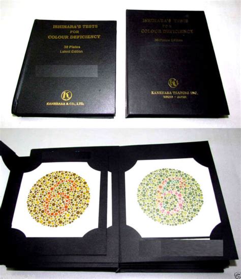 Best Price Latest Edition 38 Plate Ishihara Test Book Color Blindness