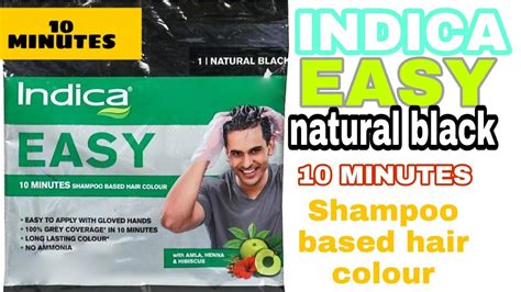 Indica Easy Minutes Hair Color Natural Black Youtube