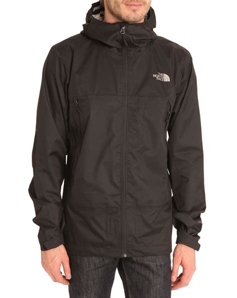 The North Face Pursuit Black Waterproof Jacket In Black For Men Lyst