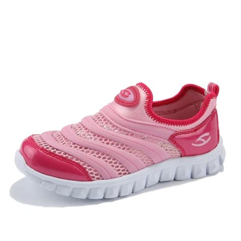 Children Candy Color Summer Casual Shoes Breathable Mesh Slip On