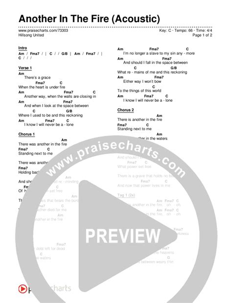 Another In The Fire Acoustic Chords Pdf Hillsong United Praisecharts Sexiezpix Web Porn