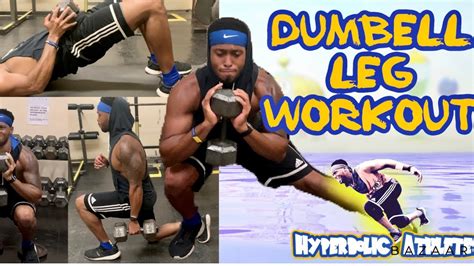 Muscle Building Leg Workout Dumbbells Only Youtube