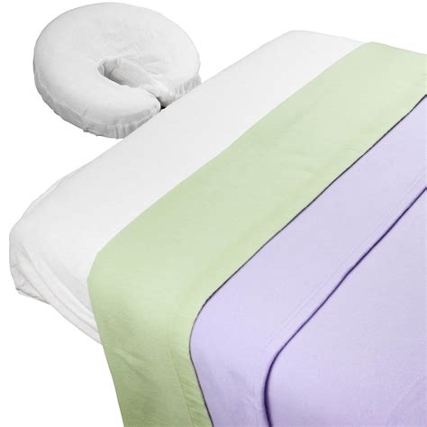 Lavender Fields Theme Massage Table Sheet Set With Blanket Massage Linens Beauty