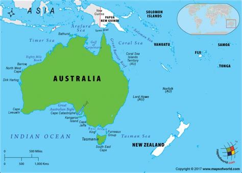 Is Australia Island Map 768x548 