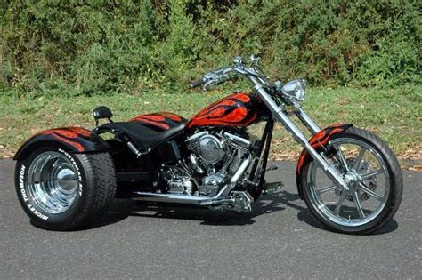 Harley Softail Chopper Trike Harleydavidsoncustom Trike Motorcycle Custom Trikes Softail