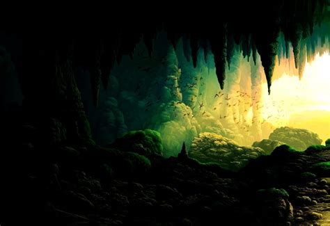 Fantasy Nature Cave Background Best Free Download Pictures