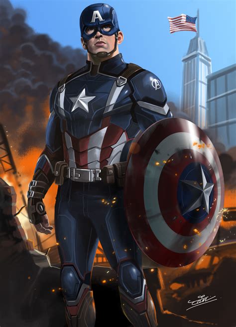 Artstation Captain America New Suit