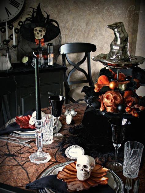 20 Halloween Inspired Table Settings To Wow Your Dinner Party Guests