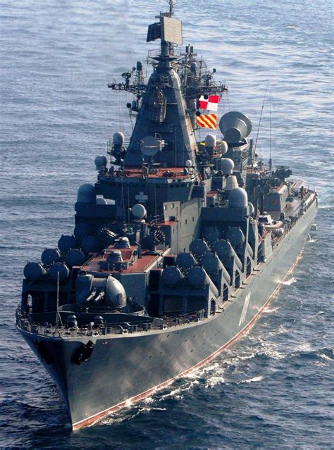 Russian Slava Class Cruiser Varyag Navy Ships Battleship Naval